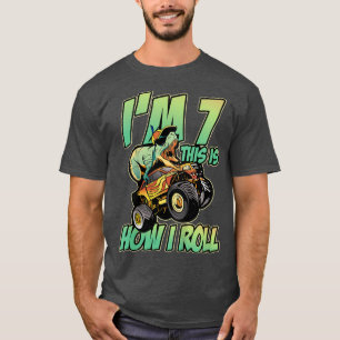 Kinder, die ich bin 7 So Roll Monster Truck 7. T-Shirt