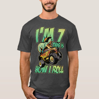 Kinder, die ich bin 7 So Roll Monster Truck 7. T-Shirt