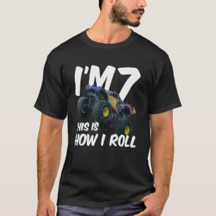 Kinder, die ich bin 7 So Roll Monster Truck 8. T-Shirt