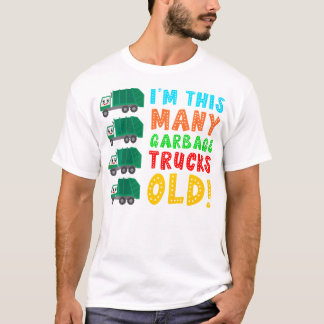 Kinder, die ich bin so viele Müllwagen im Alter vo T-Shirt