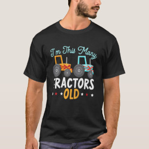 Kinder, die ich bin so viele Traktoren alt 2 2. Ge T-Shirt