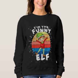 Kinder, die ich die lustige Elf Matching Family Gr Sweatshirt