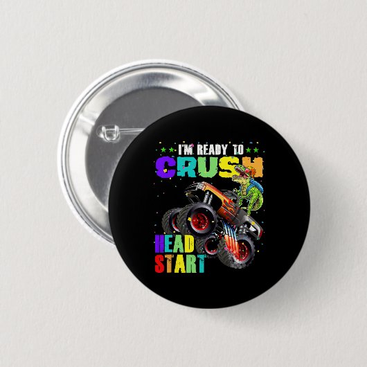 Kinder, die ich heiße, starten Dinosaurier Monste Button (Vorne & Hinten)