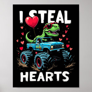 Kinder, die ich höre Kinder lustige Trex-Geschenke Poster