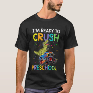 Kinder, die ich kurz vor dem K Monster Truck Dinos T-Shirt