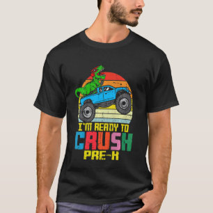 Kinder, die ich kurz vor dem K Monster Truck Dinos T-Shirt