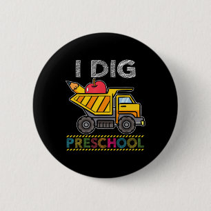 Kinder, die ich mag, Vorschul-LKW-Schullehrer Schü Button