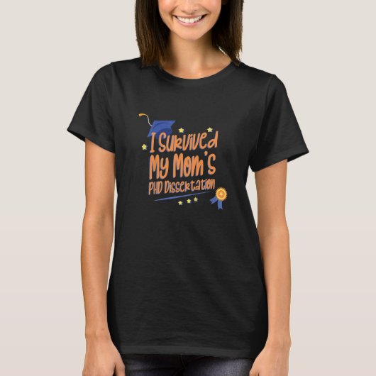 Kinder, die ich überlebt habe Phd Dissertation Phd T-Shirt (Vorderseite)