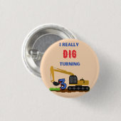 Kinder, die ich wirklich dreitausen button (Vorne & Hinten)