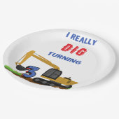 Kinder, die ich wirklich dreitausen pappteller (Schrägansicht)