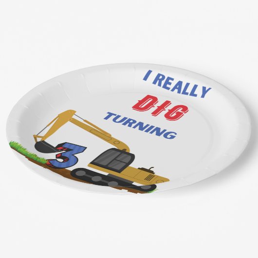 Kinder, die ich wirklich dreitausen pappteller (Schrägansicht)