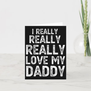 Kinder, die ich wirklich Liebe mein Vater Niedlich Karte