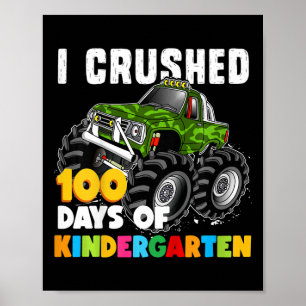 Kinder, die ich zerbrach, 100 Tage Kindergarten-Fu Poster