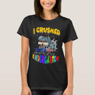 Kinder, die ich zerkleinert Kindergarten Dinosauri T-Shirt