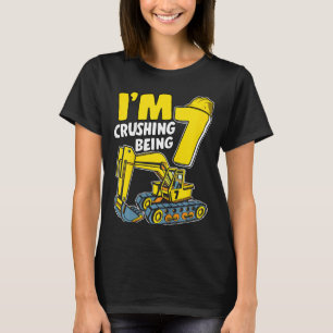 Kinder, die ich zerquere, sind 7 Jahre Jungen Ausg T-Shirt