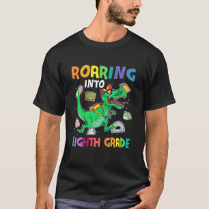 Kinder, die in den 8. Klasse Dinosaurier gerochen T-Shirt