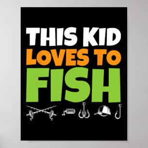 Kinder, die in dieser Liebe fischen, lo Poster