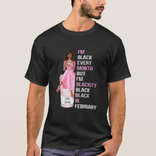 Kinder, die jeden Monat schwarz sind, außer schwar T-Shirt