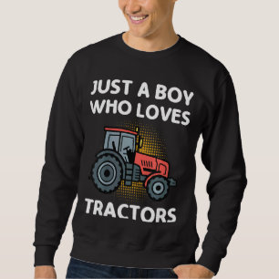 Kinder, die leicht von Traktoren für Jungen oder K Sweatshirt