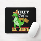 Kinder, die mich El Jefe Cinco De Mayo Dinosaurier Mousepad (Mit Mouse)