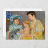 Kinder, die mit einer Katze spielen | Mary Cassatt (Vorne/Hinten)