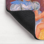 Kinder, die mit einer Katze spielen (von Mary Cass Mousepad (Ecke)