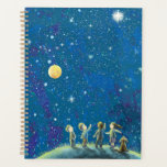 Kinder, die Sternenplaner beobachten Planer<br><div class="desc">Kinder,  die Sterne beobachten - Illustration aus einem Bilderbuch.</div>