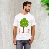 Kinder, die unter einem Apfelbaum sitzen T-Shirt