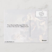 Kinder, die von Bartolome Esteban Murillo spielen Postkarte (Rückseite)