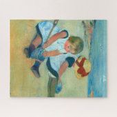 Kinder, die von Mary Cassat am Strand spielen Puzzle (Horizontal)