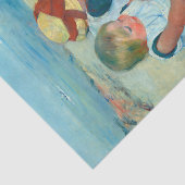 Kinder, die von Mary Cassat am Strand spielen Seidenpapier (Ausschnitt)