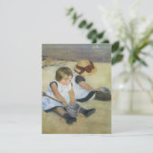 Kinder, die von Mary Cassatt am Strand spielen (Stehend Vorderseite)