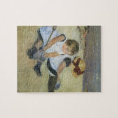 Kinder, die von Mary Cassatt am Strand spielen Puzzle (Horizontal)