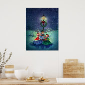 KINDER, DIE VON SHARON SHARPE SPIELEN POSTER (Küche)