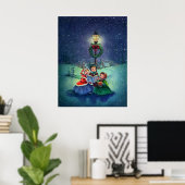 KINDER, DIE VON SHARON SHARPE SPIELEN POSTER (Heimbüro)