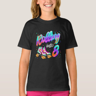 Kinder, die zum 8-jährigen Mädchen zum 8. Geburt T-Shirt