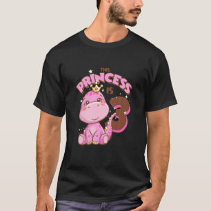 Kinder Diese Prinzessin ist 3 Mädchen 3. Geburtsta T-Shirt