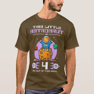 Kinder dieser kleine Astronaut ist 4 Jahre alt und T-Shirt