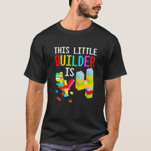 Kinder dieser kleine Bauer ist 4 Gebäude Blöcke Bi T-Shirt