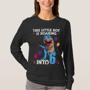 Kinder Dieser kleine Junge stürzt bis 6 Geburtstag T-Shirt