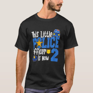 Kinder dieser kleine Polizist ist jetzt 2. Jahr T-Shirt