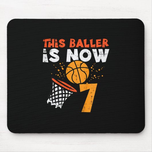 Kinder Dieser Ller Ist Jetzt 7 Sketll 7. Geburtsta Mousepad (Vorne)