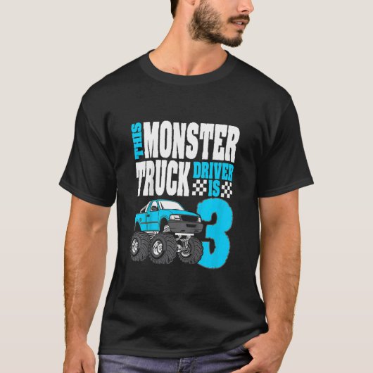 Kinder Dieser Monster-Lkw-Fahrer ist 15 Jahre alt T-Shirt (Vorderseite)