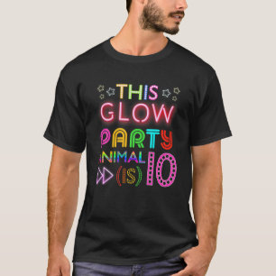 Kinder dieses glänzende Party (is) 10 Geburtstagsp T-Shirt