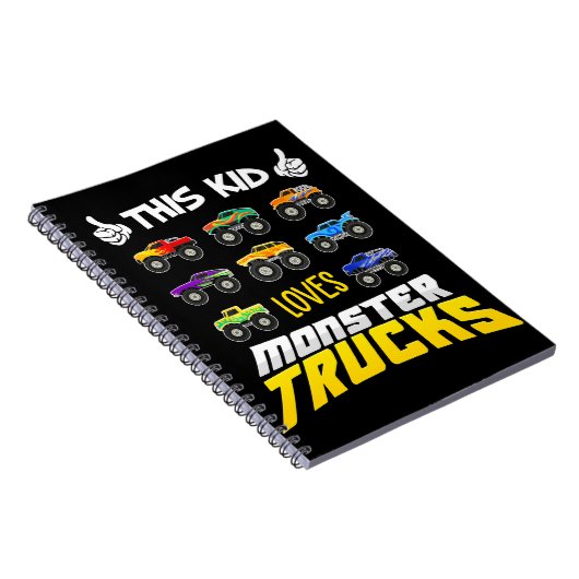 Kinder dieses Kids Lieben, die LKWs und Mädchen be Notizblock (Rechte Seite)