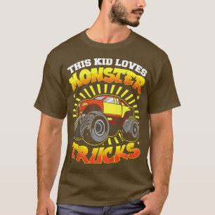 Kinder dieses Kids Lieben Monster Trucks1795 T-Shirt