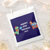Kinder Dino Feuerwehrmann Geburtstag f Geschenktütchen (Ausgeschnitten)