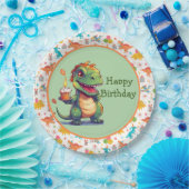 Kinder Dino Geburtstag  Pappteller (Party)