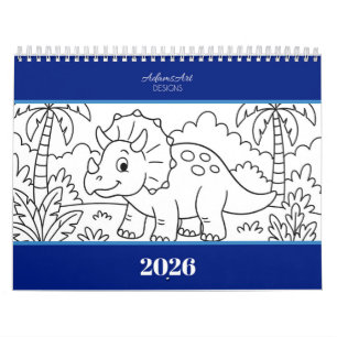 Kinder Dino-Mal-Kalender Kalender