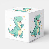 Kinder Dino Mite! Niedlich Dinosaurier Geburtstag  Geschenkschachtel (Rückseite)